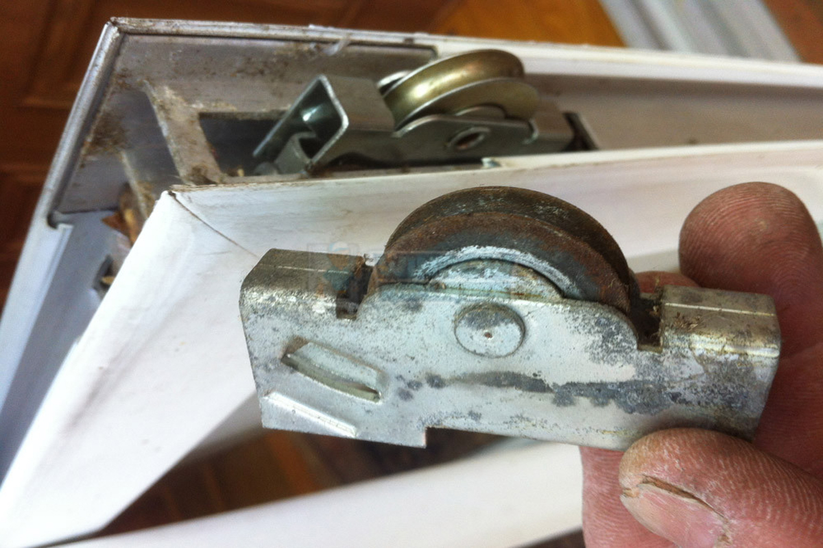 worn or broken sliding door rollers sliding glass door repair plantation - worn or broken sliding door rollers